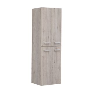 Пенал Dreja.Rus 50, 4 дверки, стеклянные полки, дуб кантри